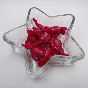 Vintage Libbey Star Shaped Candle/Candy Dishes